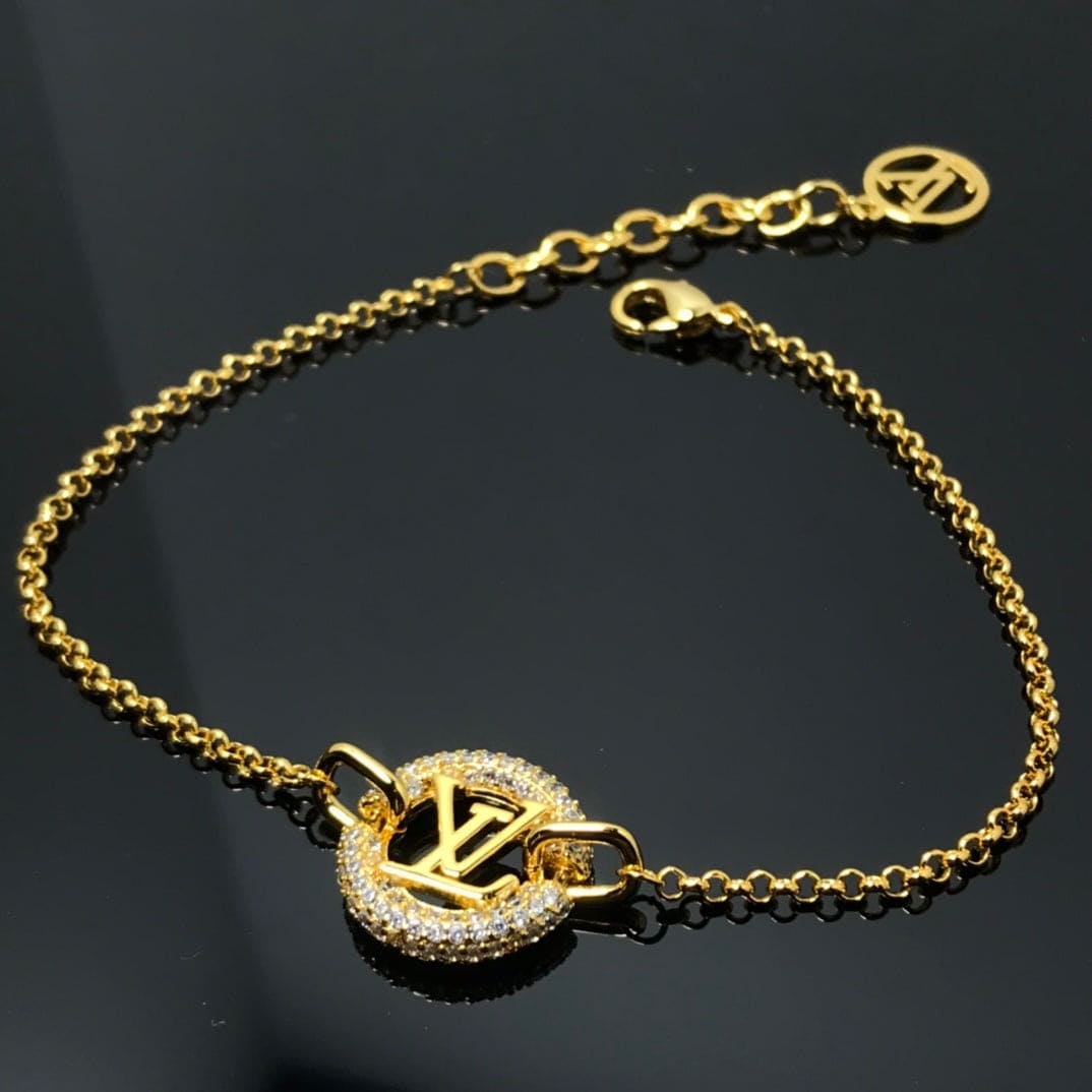 18K Louis Vuitton Vintage Diamonds Bracelet