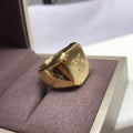 18K Louis Vuitton Monogram Signet Ring