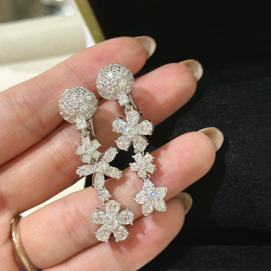 18K Folie Des Pr¨¦s Earrings