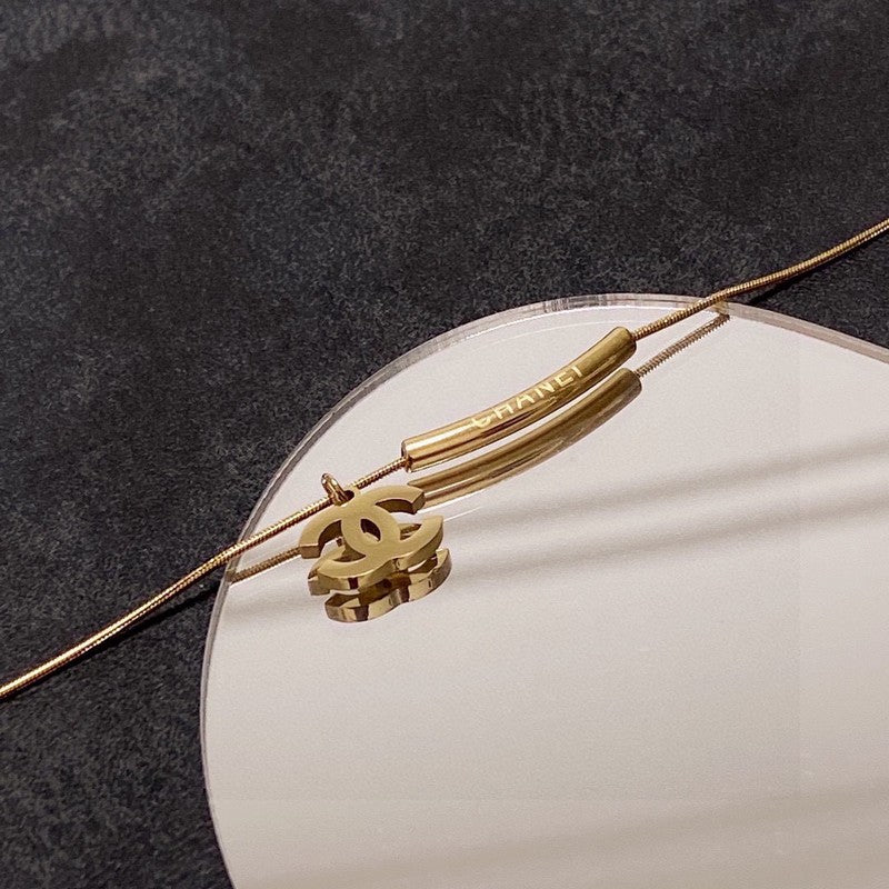 18K  Chanel Gold Necklace
