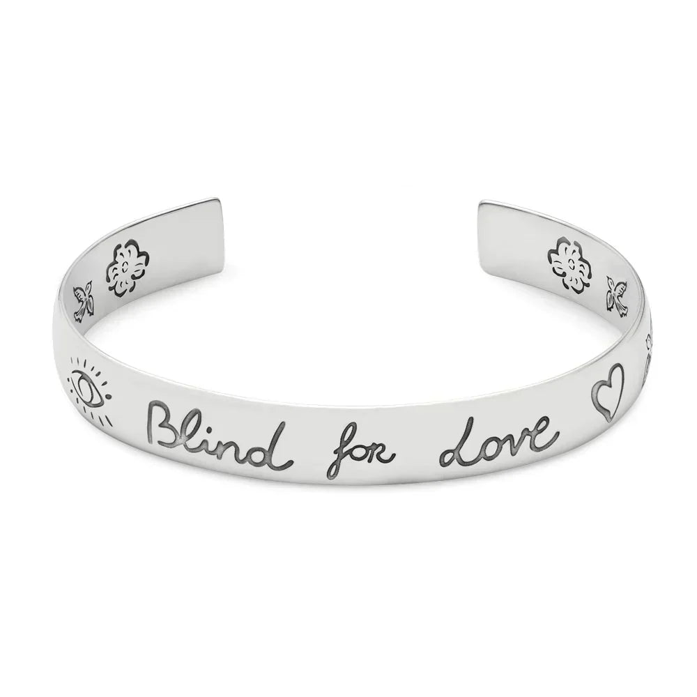Double Gucci Blind For Love Bracelet